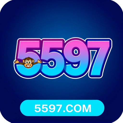 Imagem promocional da 5597 mostrando a plataforma de cassino online, interface de jogos e vantagens exclusivas